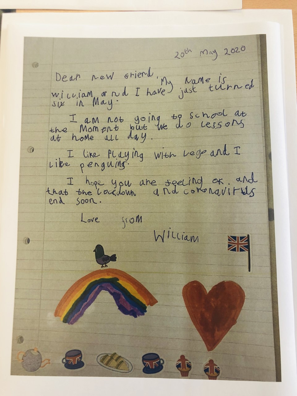 Lower School Pupils Write 16 Letters for Local Care Home